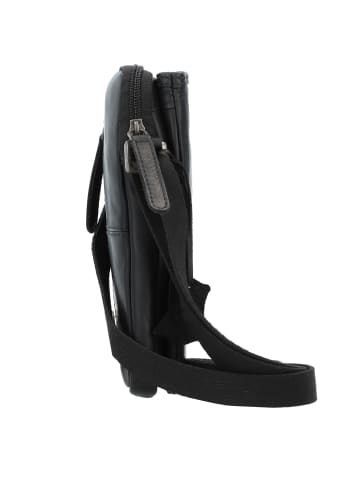 Greenburry Pure Black Handytasche Leder 11 cm black