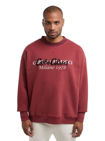 Carlo Colucci Sweatshirt De Tomas in Bordeaux