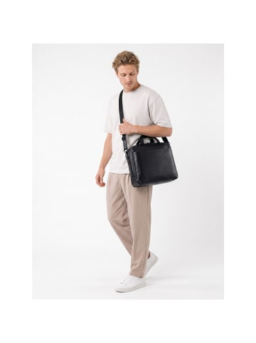 Jost Riga Aktentasche RFID Schutz 39 cm Laptopfach schwarz