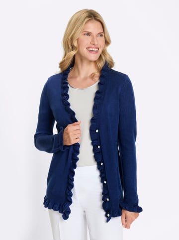 Sieh an! Strickjacke in royalblau