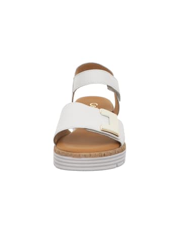Gabor Keilsandaletten in weiss/gold