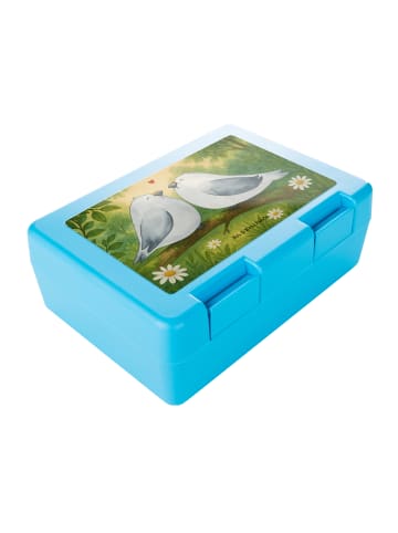 Mr. & Mrs. Panda Bento Box Turteltauben Liebe Design ohne Spruch in Weiß