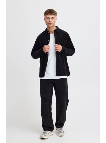 !SOLID Langarmhemd SDMEYER in Schwarz