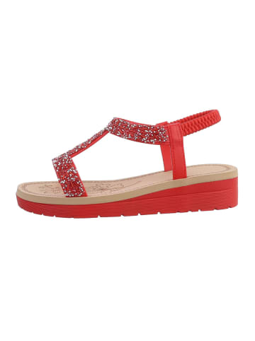 Ital-Design Sandale & Sandalette in Rot