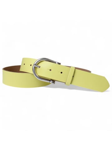 FRONHOFER Ledergürtel in Lemon