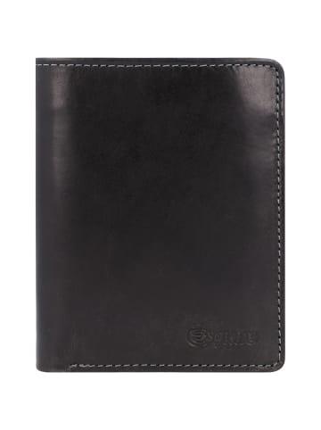 Esquire Denver Geldbörse RFID Leder 9 cm in schwarz