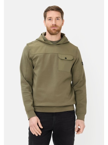 Camel Active fleXXXactive® Sweatshirt mit Kapuze in Olivgrün