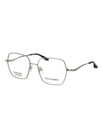Trussardi Frauen Optische Fassungen Quadratisch Silber