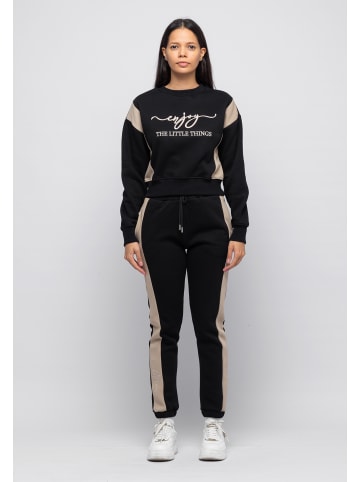 Tom Barron Freizeitanzug Tracksuit With Chest Embroidery in black