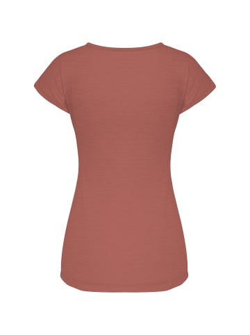 Salewa PUEZ MELANGE DRY W S/S TEE in Rot4515