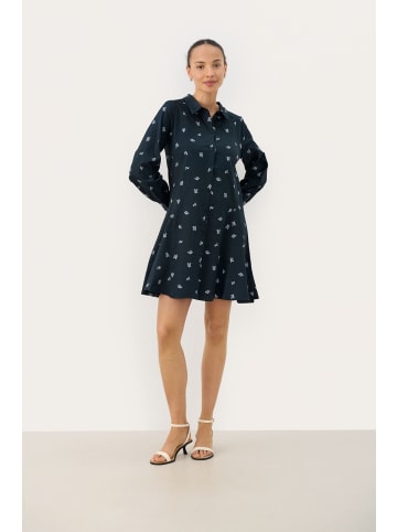PART TWO Kleid EsilyaPW Gerade Passform in Dark Navy Bouquet Print