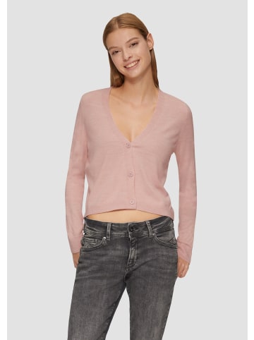 QS Strickjacke in 40W0_perlmuttrosa