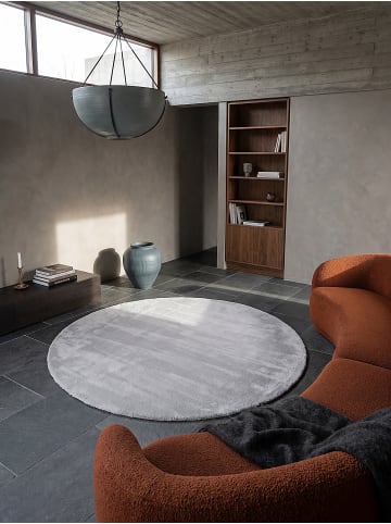 KADIMA DESIGN Läufer Uni rutschhemmend weich wohnlich Wohnzimmer Schlafzimmer in Grau