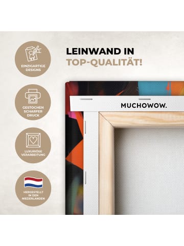 MuchoWow Leinwand bilder Mehrfarbig