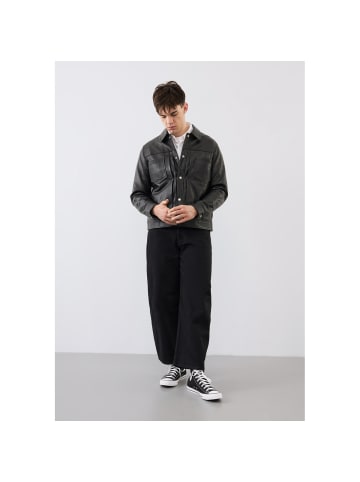 Bolongaro Trevor Lederjacke Felix Trucker in schwarz