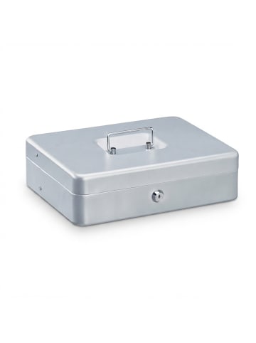 relaxdays Geldkassette in Silber