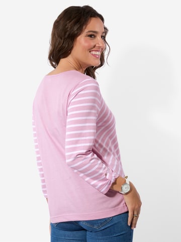 WITT WEIDEN Ringelshirt in rosé-ecru-gemustert