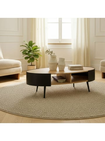 CALICOSY Couchtisch EKLO in Helles - (W) 120 x (H) 39 x (L) 60 cm