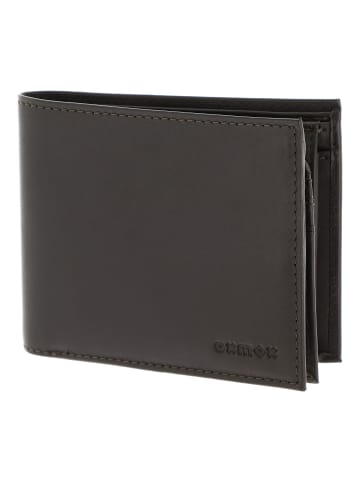 oxmox Leather Geldbörse RFID Schutz Leder 12 cm in braun-pure 2.0