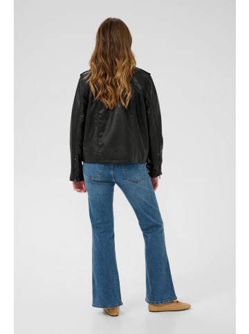 CULTURE Lederjacke CUatam Loose fit in Black