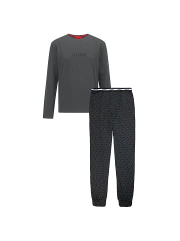 HUGO Pyjama in Grau
