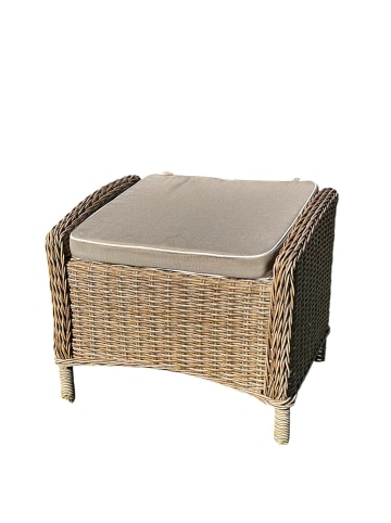 Sansibar Sansibar Garden Dream Sitzkissen, 45x47 cm in Taupe gestreift/Taupe