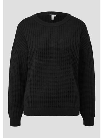 QS Strickpullover in 9999_schwarz