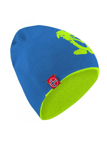 Trollkids Beanie Troll Long in vivid blue