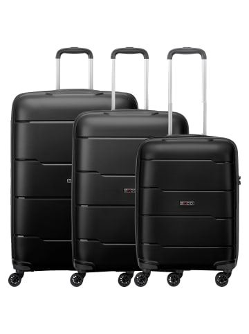 Roncato Modo Galaxy - 4-Rollen-Trolley Set 3tlg. S/M/L in schwarz