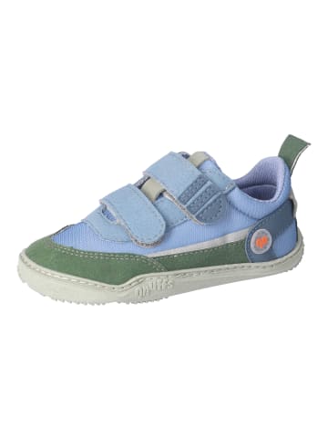 qnuffs Kindergarten Klett Halbschuh/Sneaker in grün