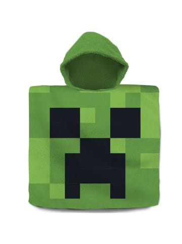 Kids Licensing Poncho Baumwolle Minecraft Kinder-Handtuch 3 Jahre