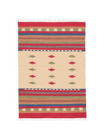 Pergamon Natur-Teppich Lina in rot