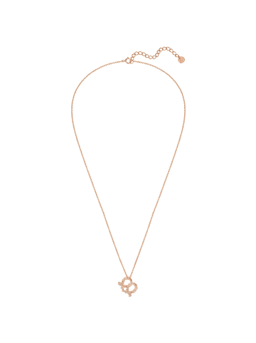 Glanzstücke München Kette Herz-Breze aus Sterling Silber in roségold