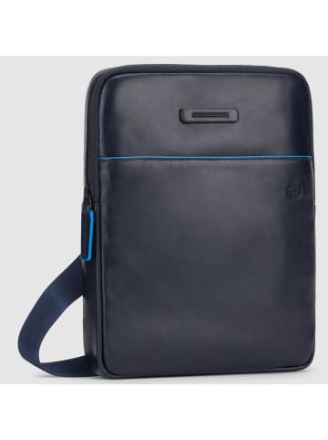 Piquadro Blue Square Revamp Umhängetasche Leder 22 cm in night blue