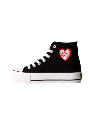 Le Temps des Cerises Dream – Hohe Sneaker mit Schnürung Schwarz