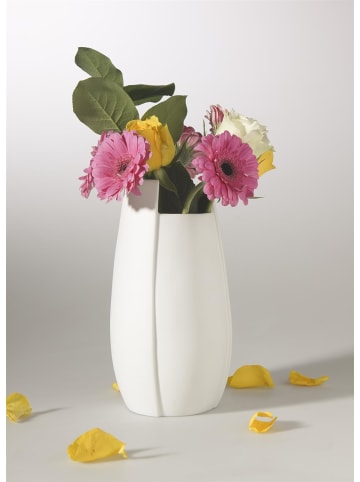 Goebel Vase Ova 21 cm in weiß