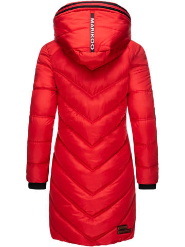 Marikoo Wintermantel Armasa in Rot
