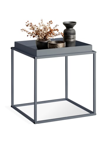tectake Ablagetisch, 40 x 40 x 44 cm, mit bodenschonenden Anti-Rutsch-Pads