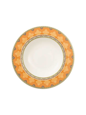 Villeroy & Boch Suppenteller Samarkand Mandarin in ø 24,8 cm in bunt