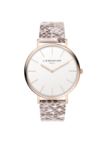 LIEBESKIND BERLIN Armbanduhr in braun/beige