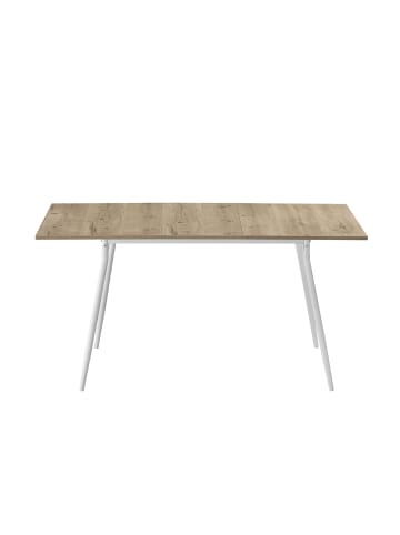 B&D Home Ausziehtisch LIO in Sandeiche - (B)120-160 x (H)76 x (T)80 cm