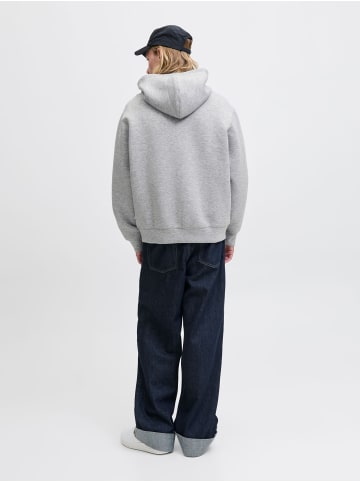 Jack & Jones Sweatshirt mit Reißverschluss in Light Grey Melange