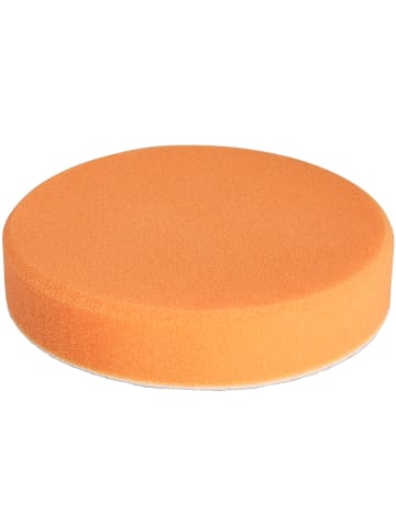 tectake 6-teiliges Polierschwamm-Set  Befestigung mit Klettverschluss, orange