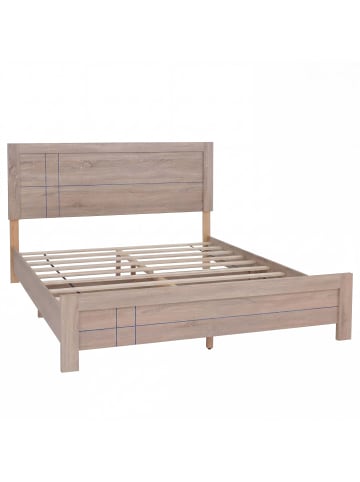 MCW Queen Size Bett P44, Sonoma-Eiche-Optik