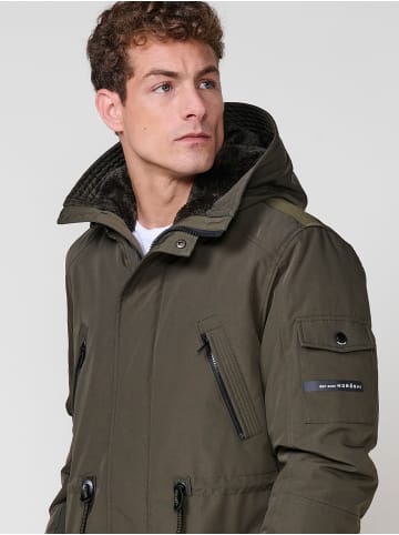 KOROSHI Steppjacke in khaki