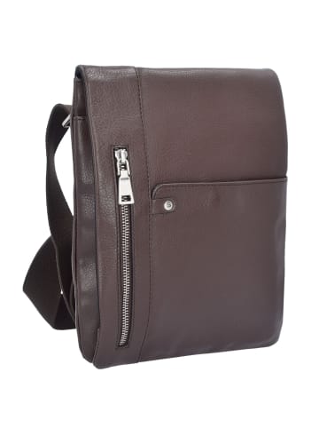 Esquire Sydney Umhängetasche Leder 21 cm braun