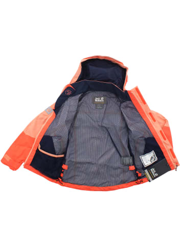 Jack Wolfskin Übergangsjacke Green Terrain Girls in Orange
