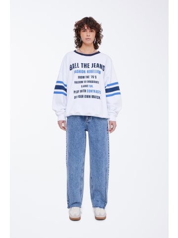 BALL Sweatshirt BAREBELLION Loose fit in Blanc de Blanc