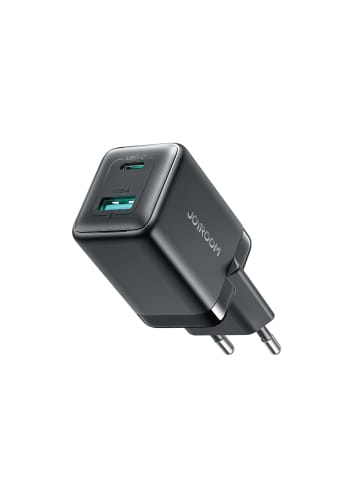 Joyroom Joyroom JR-TG8 GaN 45W USB-C + USB-A Wandladegerät – Schwarz