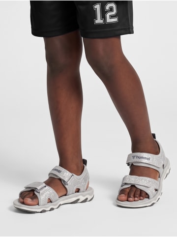 Hummel Klettverschluss Sandale Sandal Glitter Mädchen in SILVER